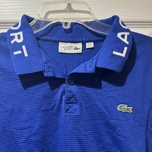 Lacoste Royal Blue Boys' Polo with Crocodile Logo